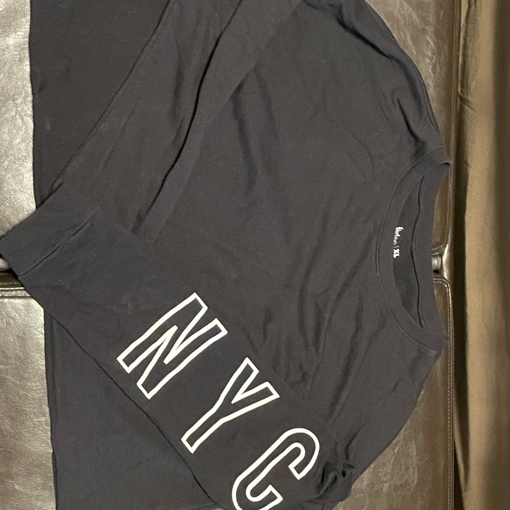 Black Long Sleeve NYC Shirt